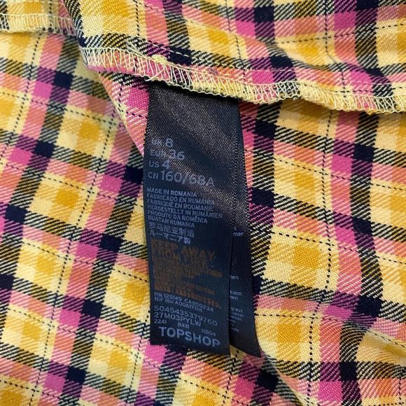 TopShop| Kilt Mini Skirt ( SEEN ON EUPHORIA) - Picture 8 of 8